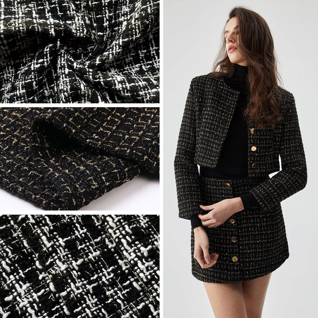 Discover Premium Tweed Fabric for Elegant Women's Apparel – Wholesale Options from South America