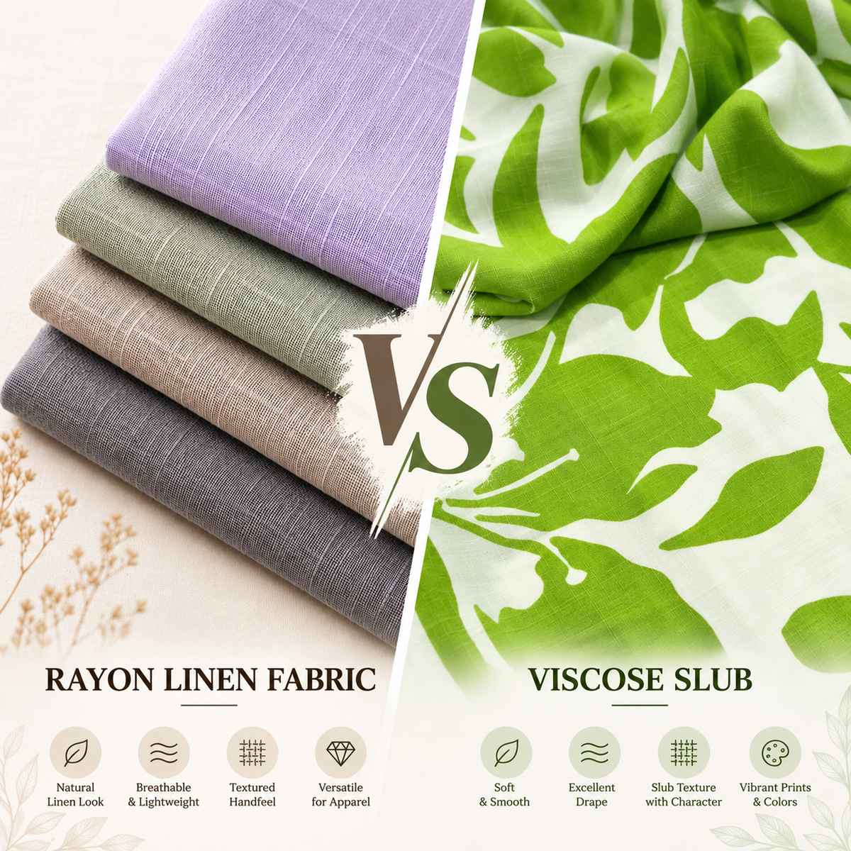 Viscose Slub vs Rayon Linen for South America