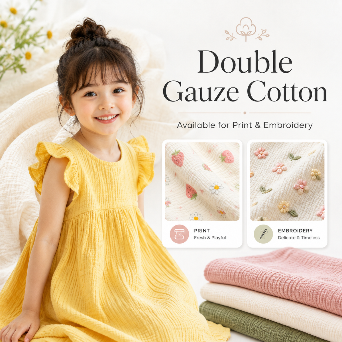 What Affects the Price of Double Gauze Fabric from China?