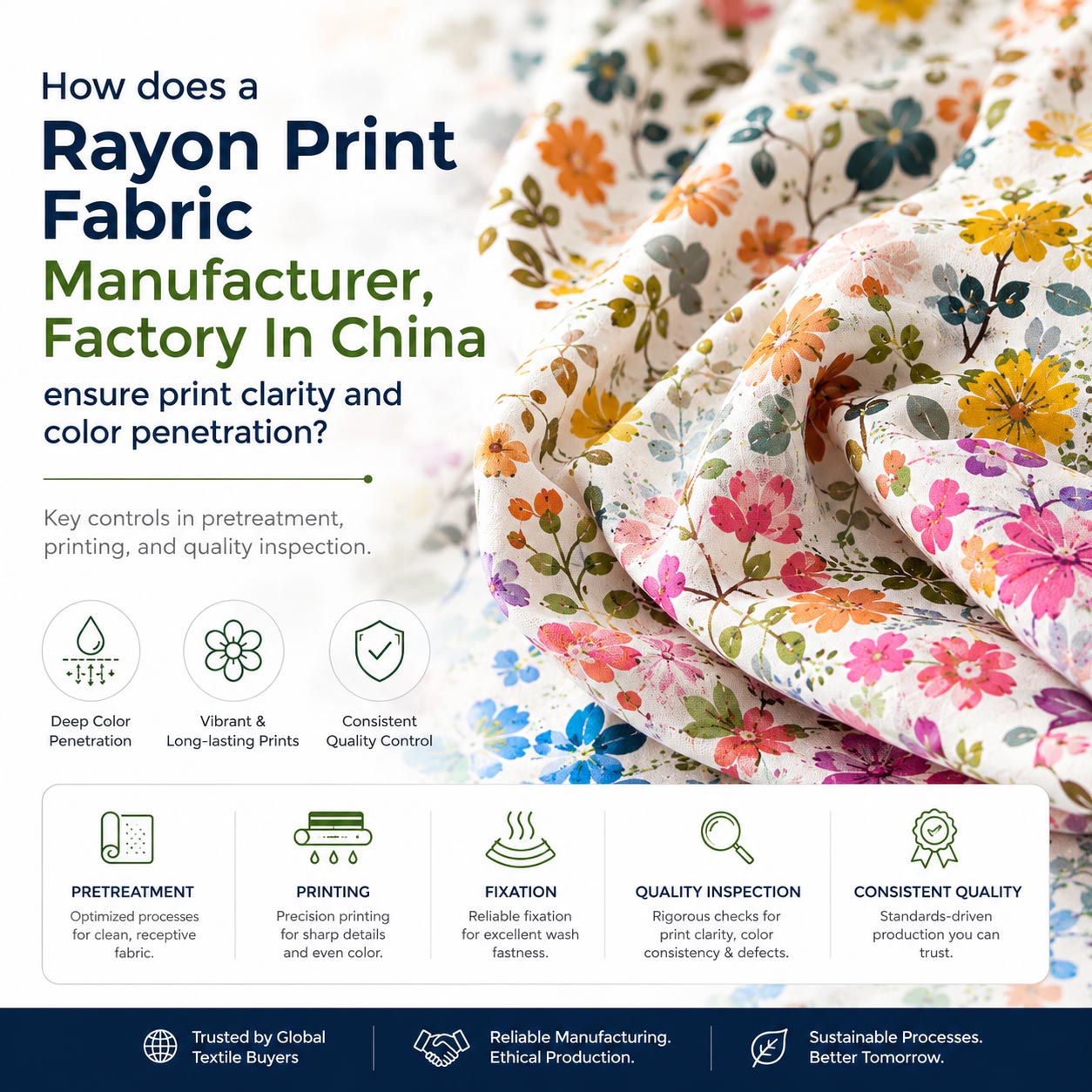 How China Rayon Print Fabric Factories Control Print Quality